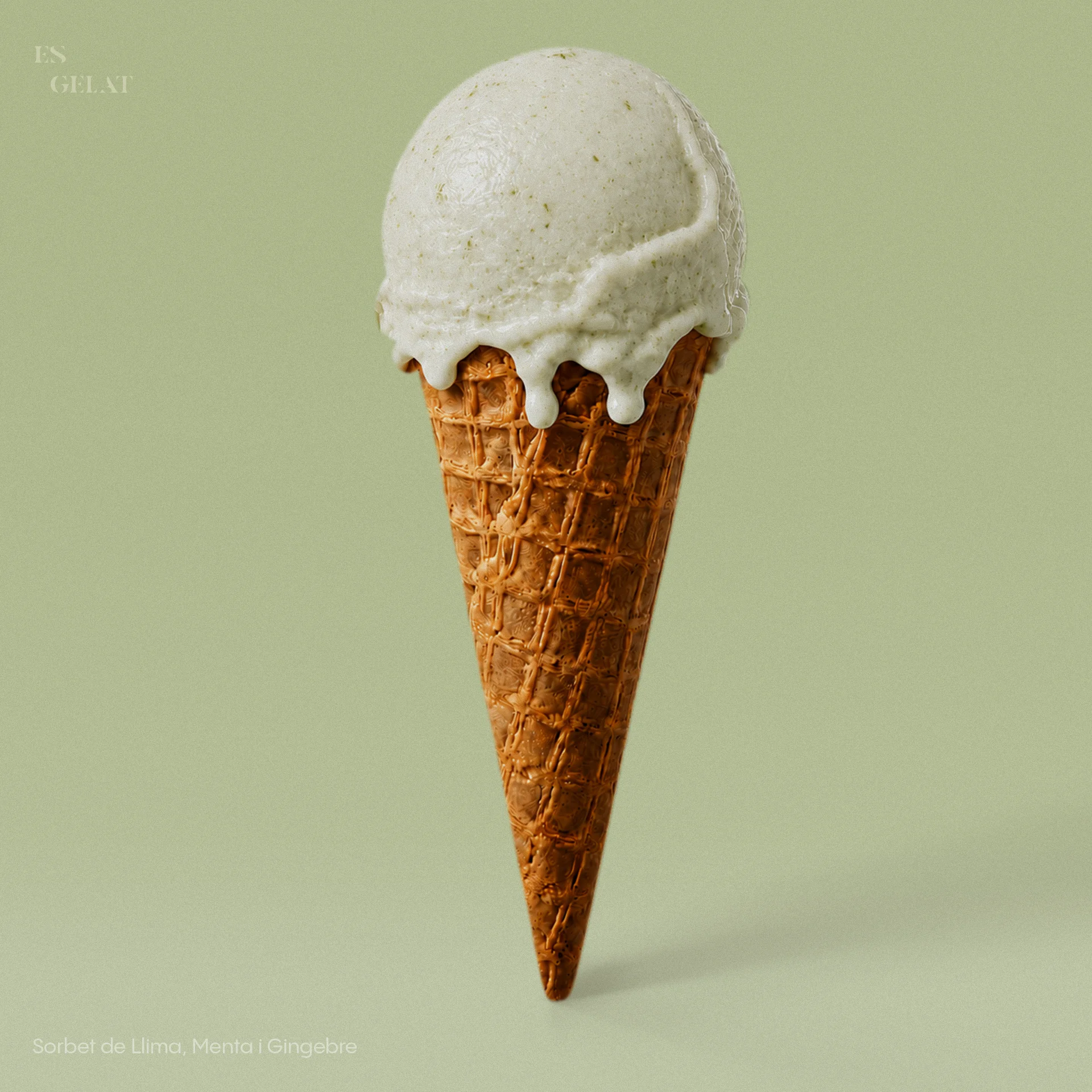 Sorbet de Llima, Menta i Gingebre