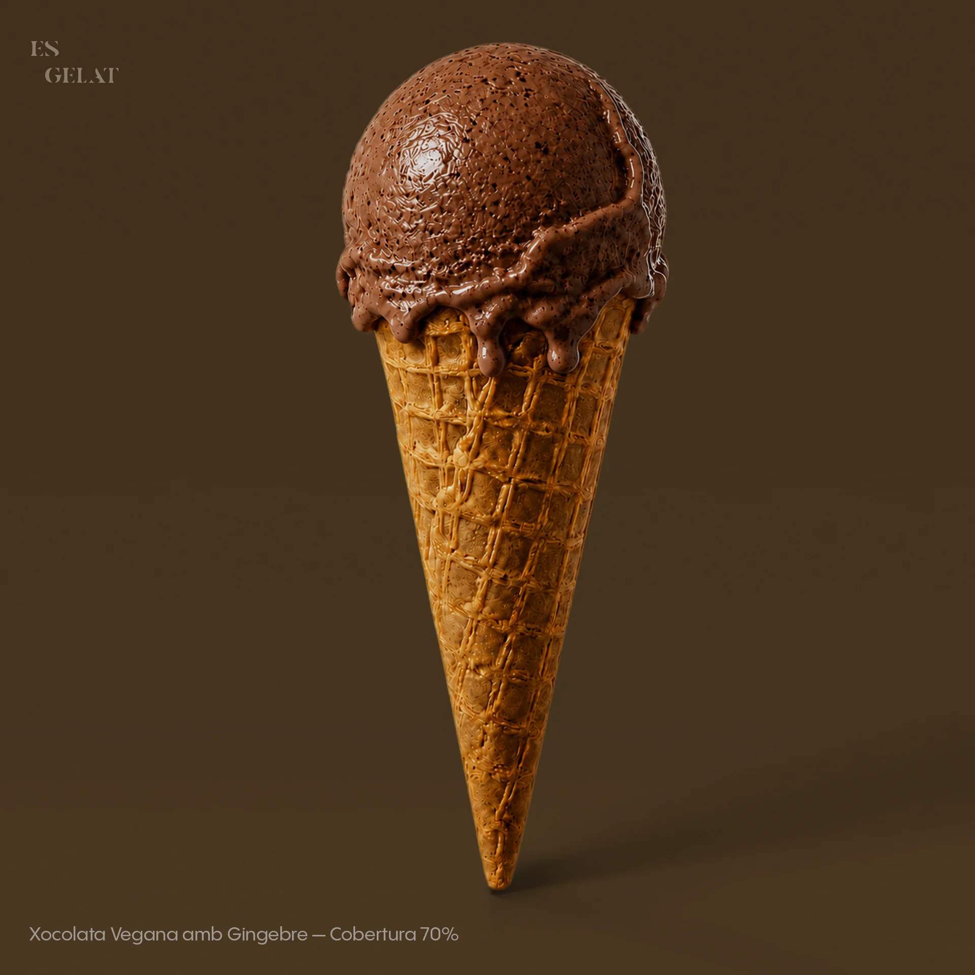 Xocolata Vegana amb Gingebre — Cobertura 70%